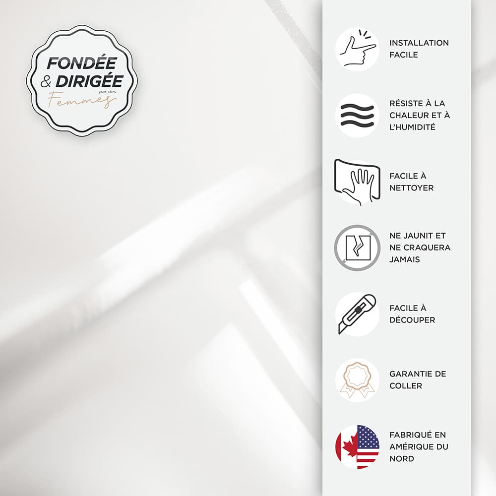 Tuiles adhésives Metro Campagnola 11 9/16 po x 8 3/8 po Pqt/4 SMART TILES 