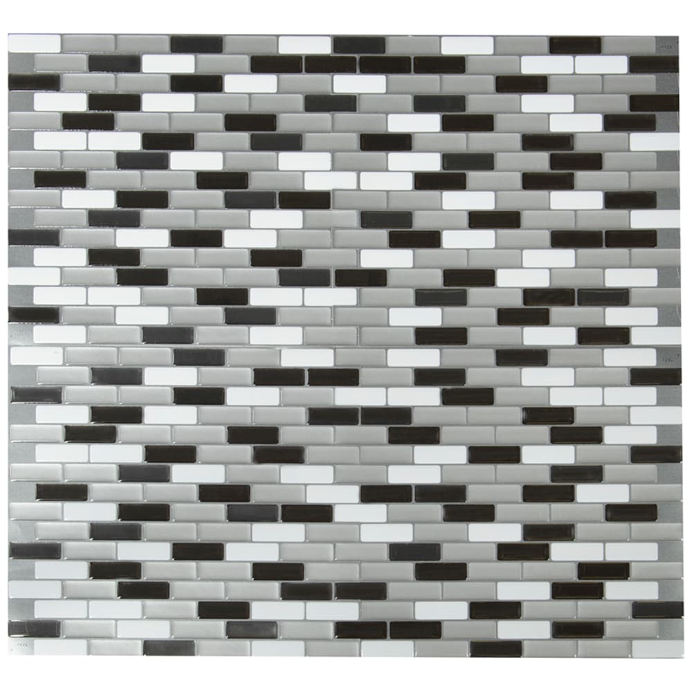 Tuiles adhésives Murano Metallik 9&nbsp;1/8&nbsp;po&nbsp;x&nbsp;10&nbsp;1/4&nbsp;po Pqt/4 SMART TILES