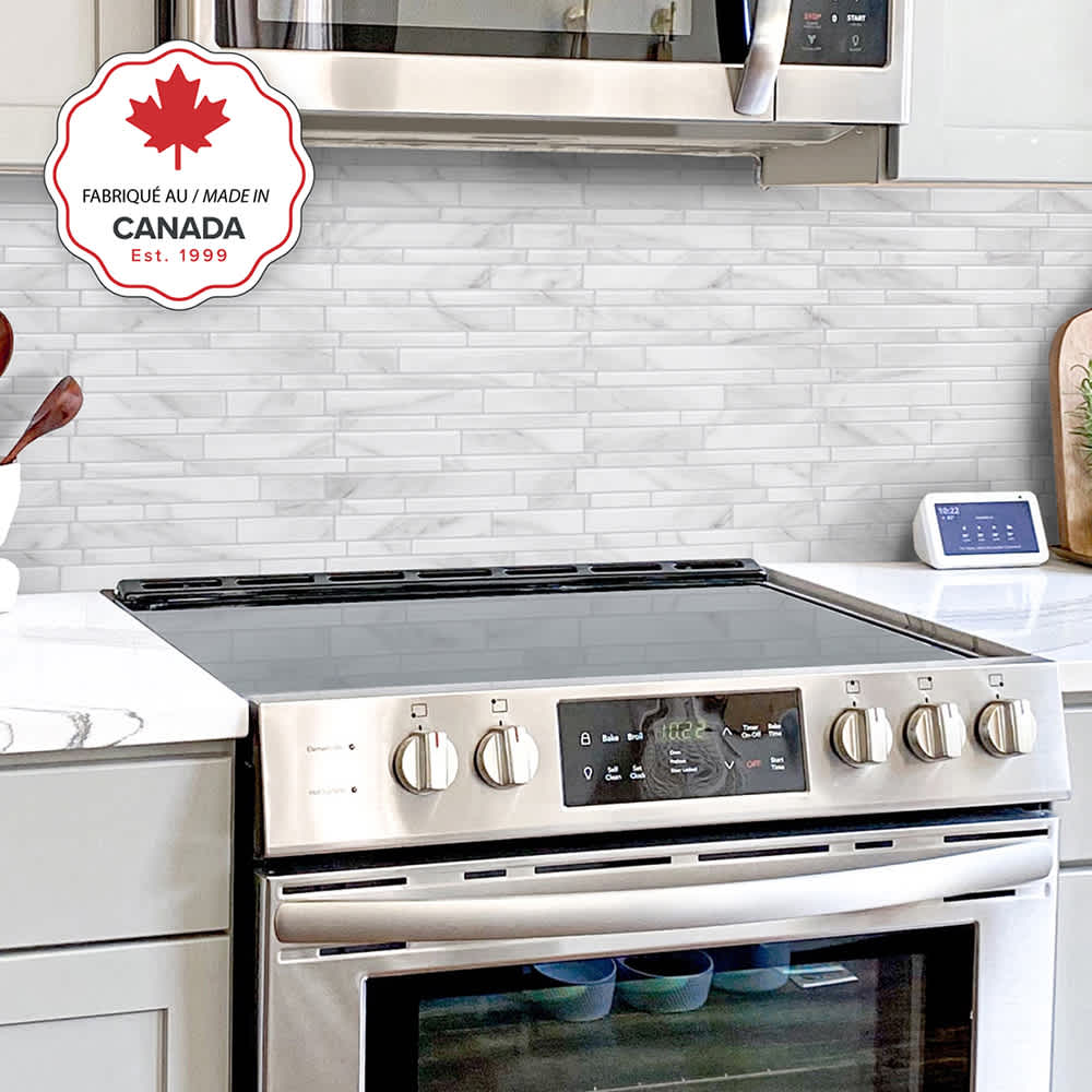 Tuiles adhésives Milano Massa 11&nbsp;1/2&nbsp;po&nbsp;x&nbsp;9&nbsp;5/8&nbsp;po Pqt/4 SMART TILES