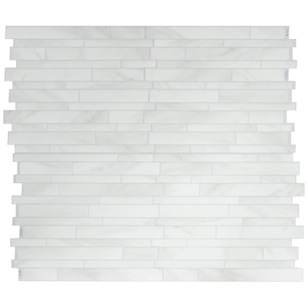 Tuiles adhésives Milano Massa 11&nbsp;1/2&nbsp;po&nbsp;x&nbsp;9&nbsp;5/8&nbsp;po Pqt/4 SMART TILES