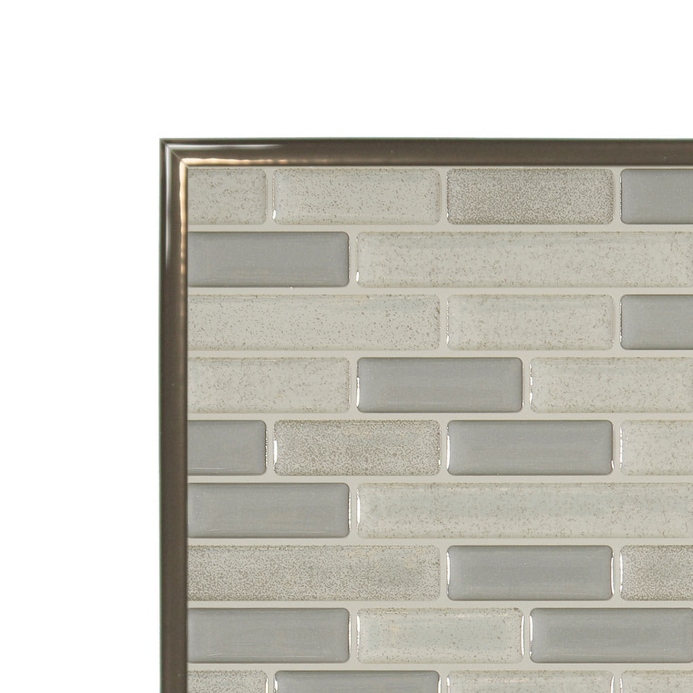 Bordure de mosaïque autoadhésive Ambra 18 po Pqt/4