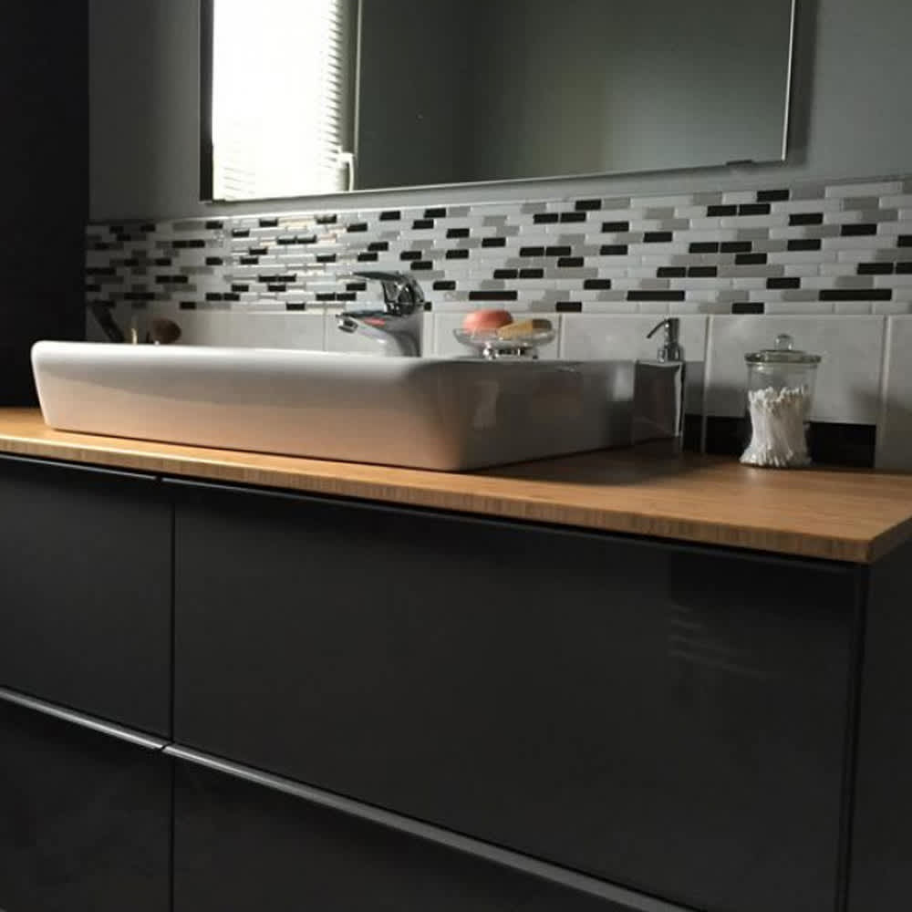 Mosaïque autoadhésive Muretto Alaska 10 3/16 po x 9 1/8 po Pqt/4