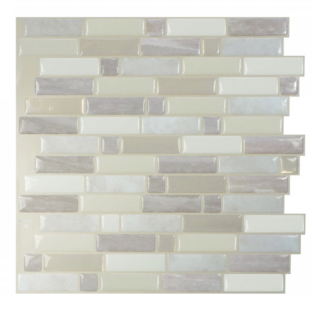 Mosaïque autoadhésive Crescendo Ciotta 9 3/4 po x 9 3/8 po Pqt/4