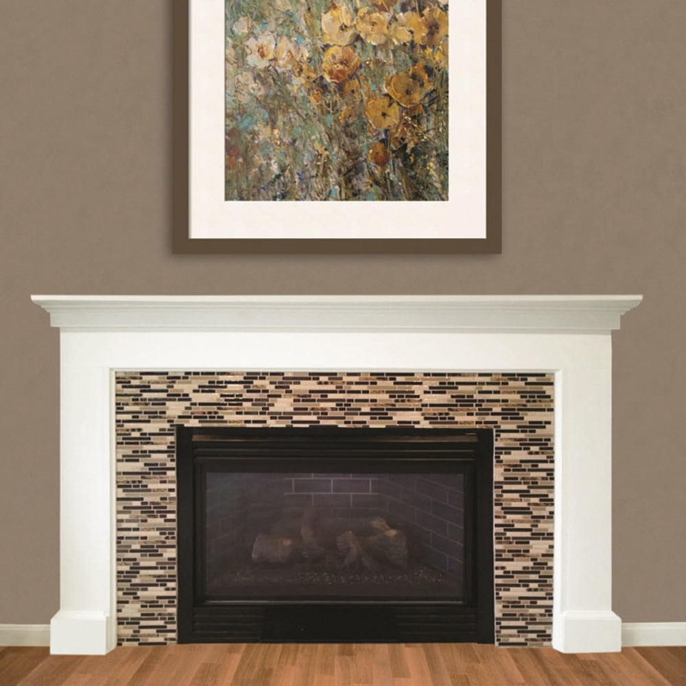 Mosaïque autoadhésive Bellagio Keystone 10 1/16 po x 10 po Pqt/4