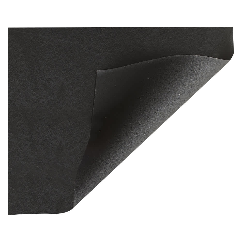 Tapis d'intérieur et d'extérieur en caoutchouc Delta noir 27 po vrac