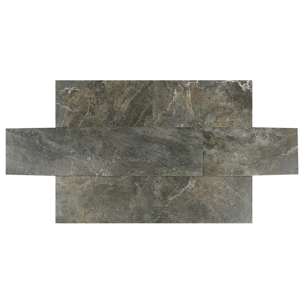 Carreaux de porcelaine Essence Anaya argent 12&nbsp;po&nbsp;x&nbsp;24&nbsp;po