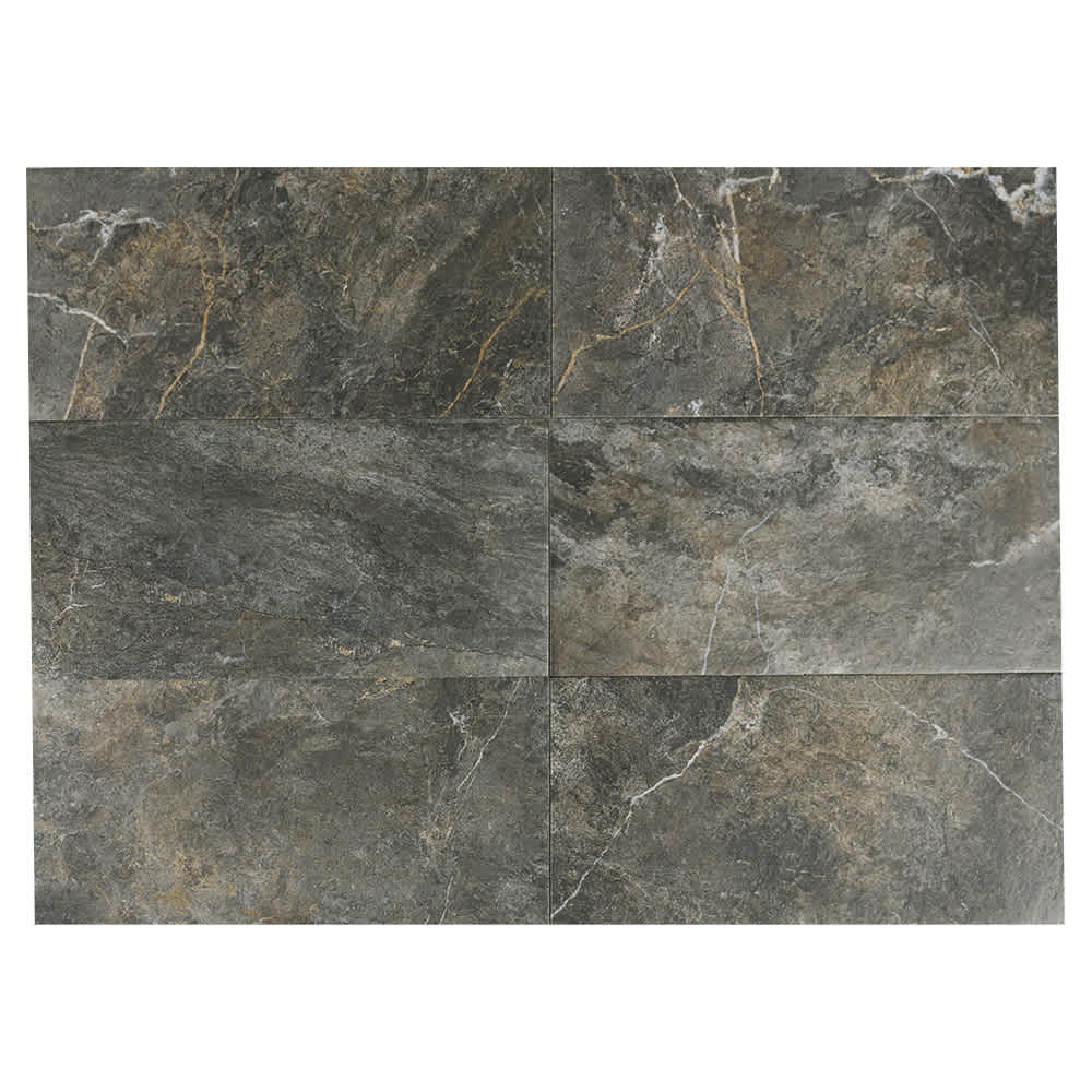 Carreaux de porcelaine Essence Anaya argent 12&nbsp;po&nbsp;x&nbsp;24&nbsp;po