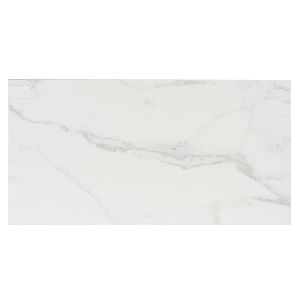 Statuary White Wave Porcelain Tiles 12&nbsp;in.&nbsp;x&nbsp;24&nbsp;in.