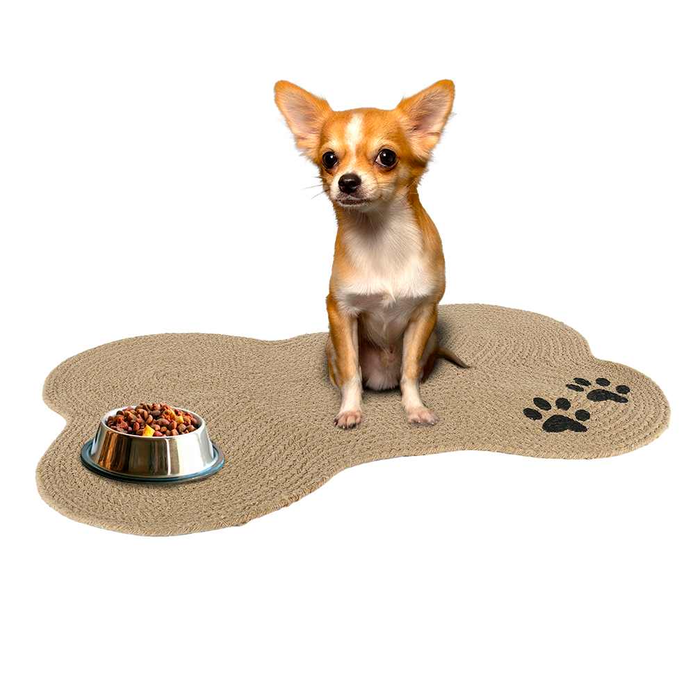 Tapis pour animaux Kochi naturel 15 3/4 po x 23 5/8 po
