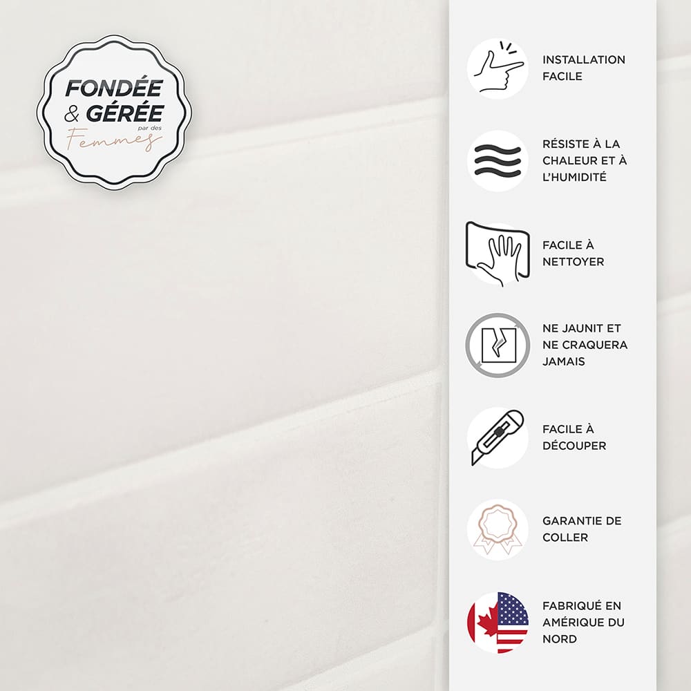 Tuiles adhésives Morocco Essaouira 11&nbsp;7/16&nbsp;po&nbsp;x&nbsp;9&nbsp;po Pqt/4