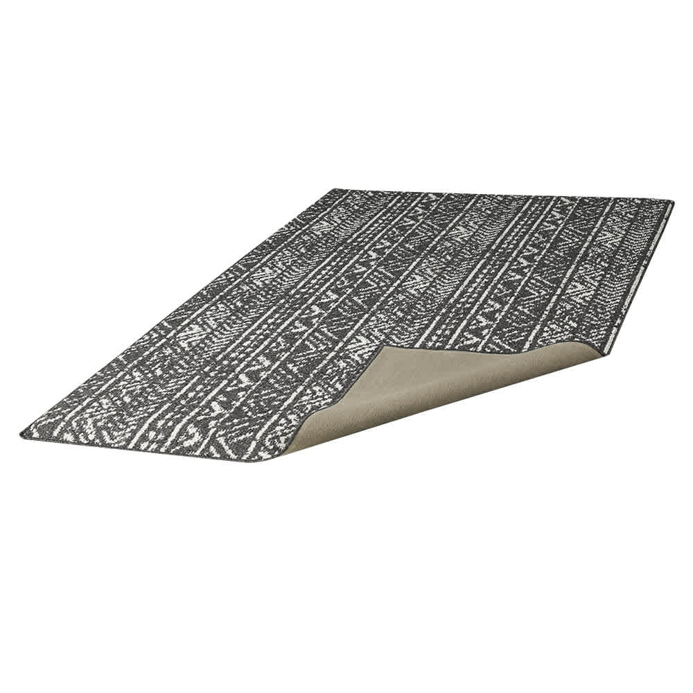 Tapis d'intérieur Ankara abstraits obscur 4 pi x 6 pi