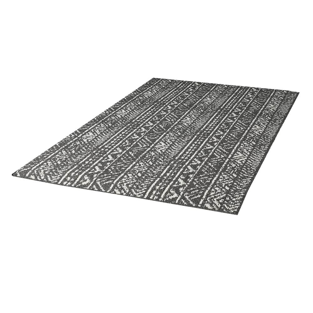 Tapis d'intérieur Ankara abstraits obscur 4 pi x 6 pi
