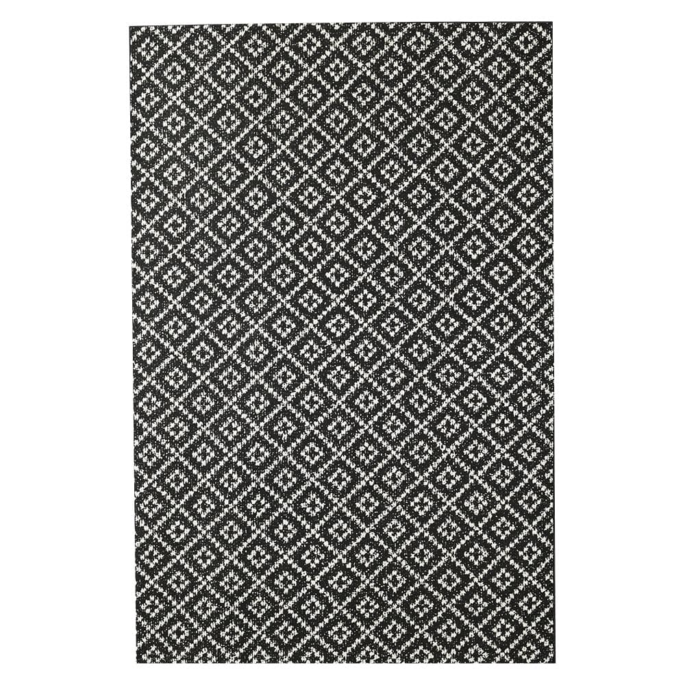 Tapis d'intérieur Harlow géo sombre 4 pi x 6 pi