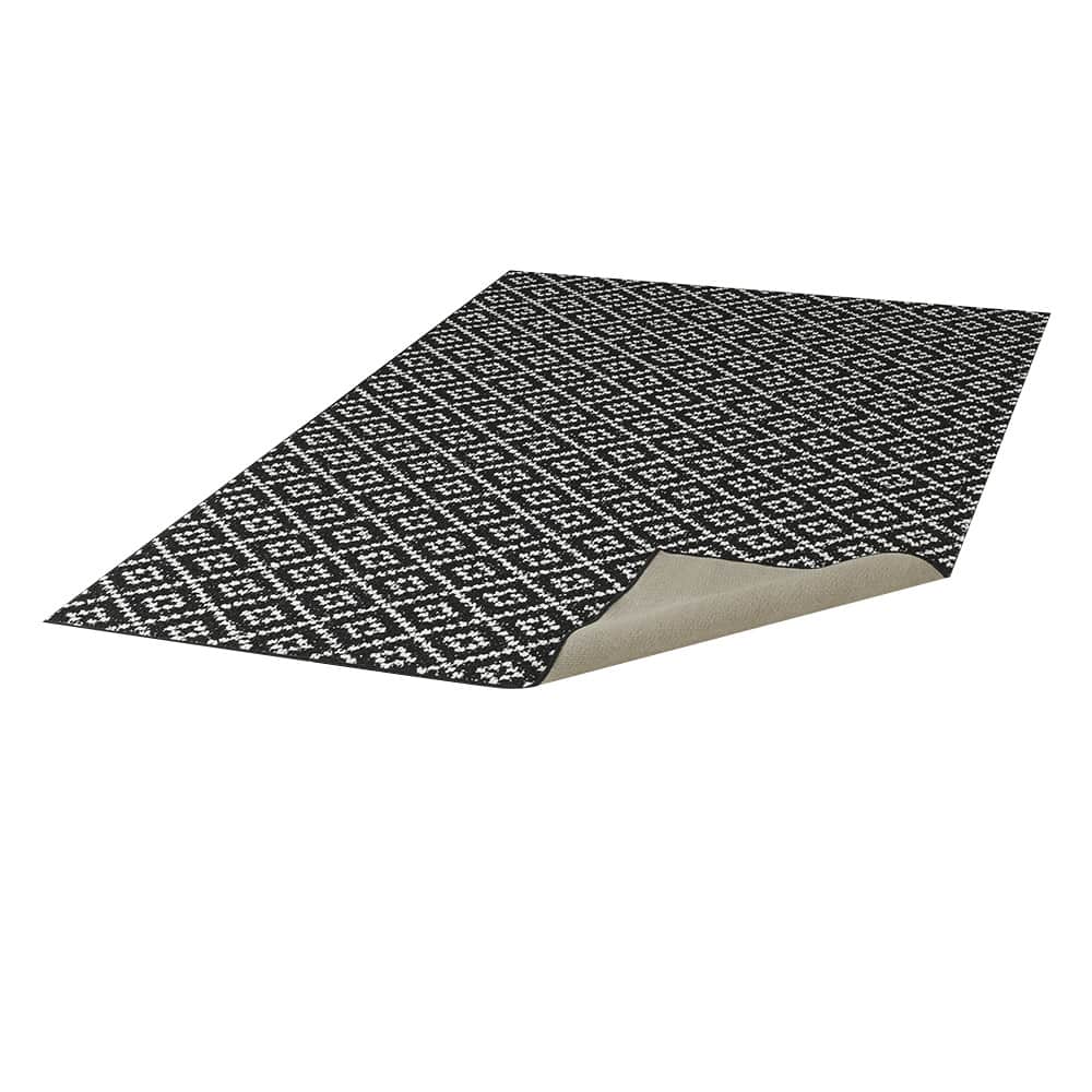 Tapis d'intérieur Harlow géo sombre 4 pi x 6 pi