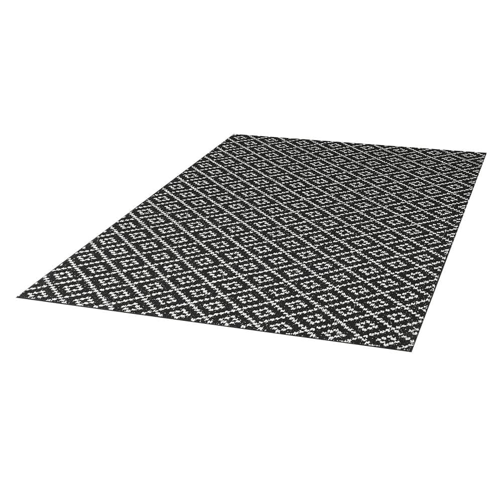 Tapis d'intérieur Harlow géo sombre 4 pi x 6 pi