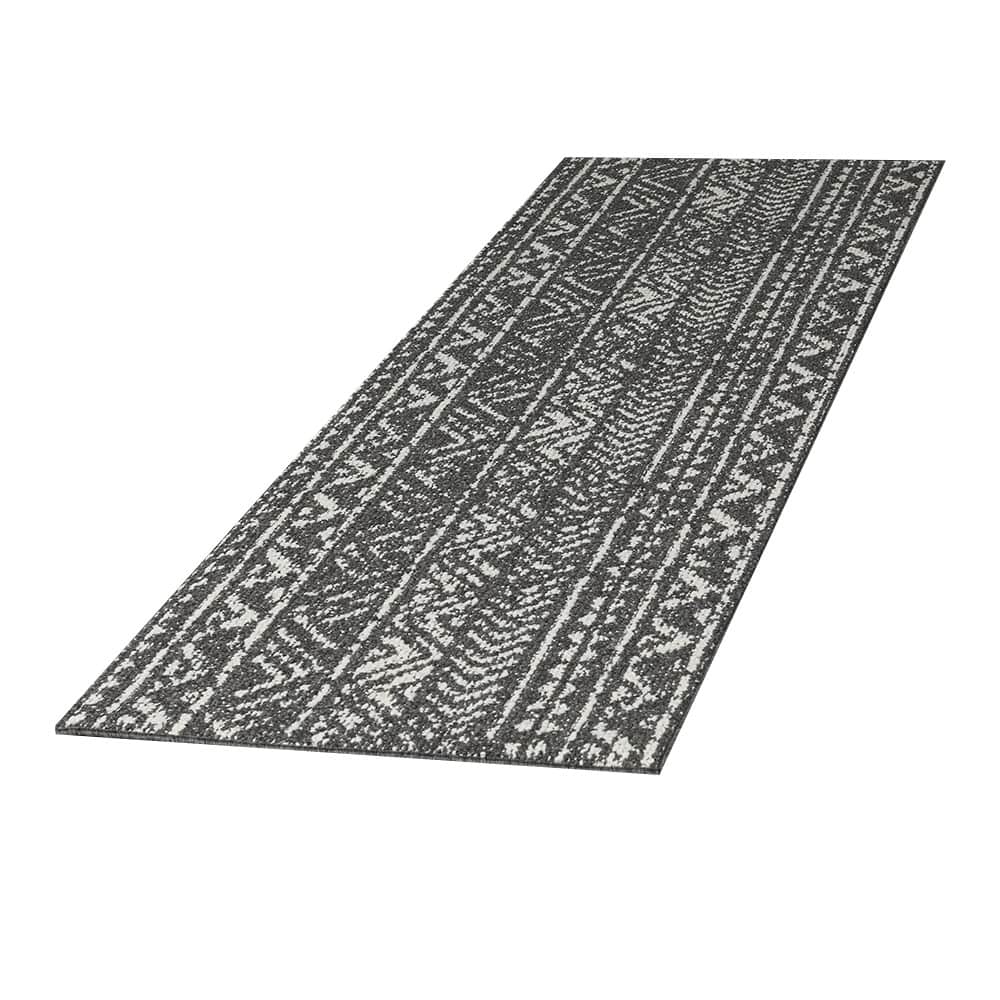 Tapis d'intérieur Ankara abstraits obscur 2 pi x 6 pi