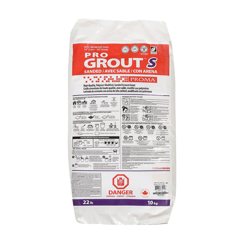 Coulis avec sable blanc arctique 10&nbsp;kg