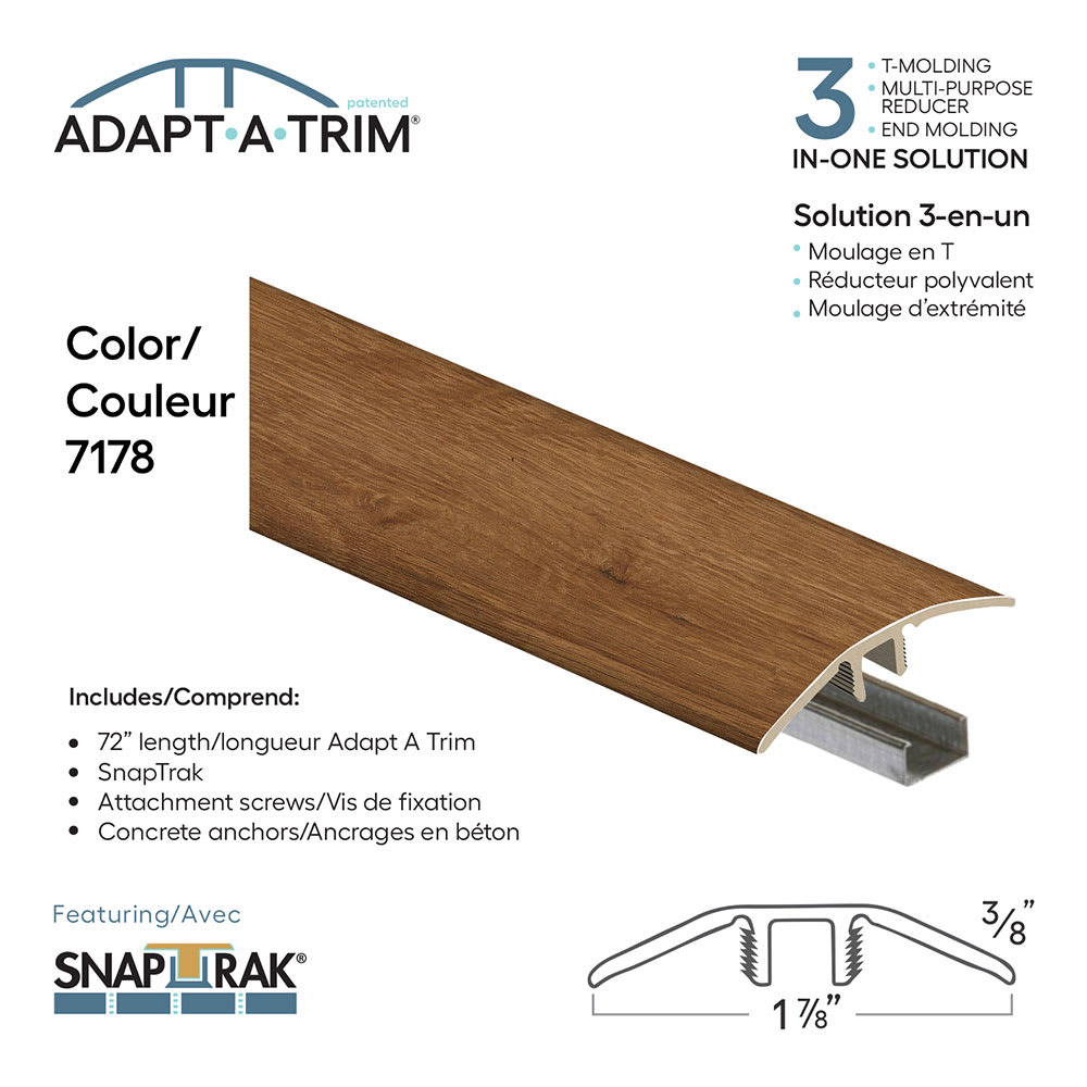 Moulure à plancher 3-en-1, 72&nbsp;po n°&nbsp;7178