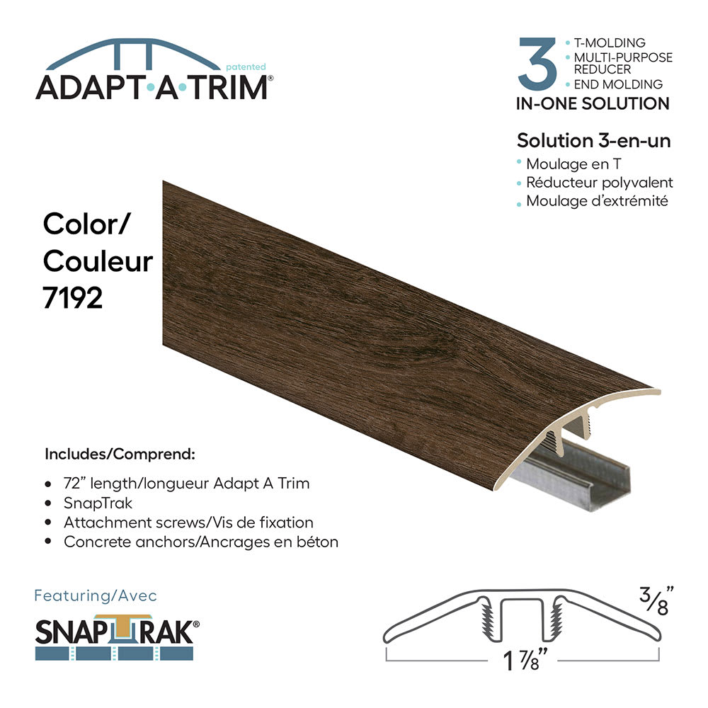 3-in-1 Floor Moulding 72&nbsp;in, n°&nbsp;7192
