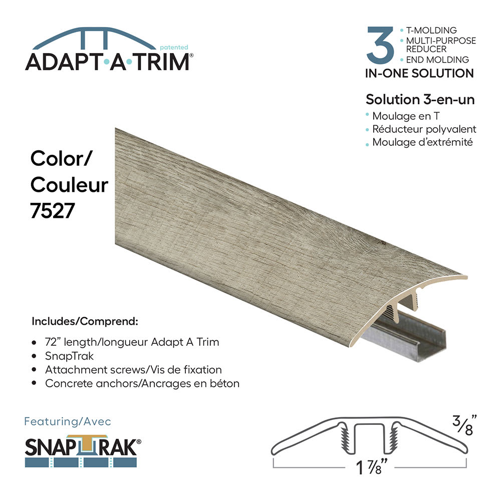 3-in-1 Floor Moulding 72&nbsp;in, n°&nbsp;7527