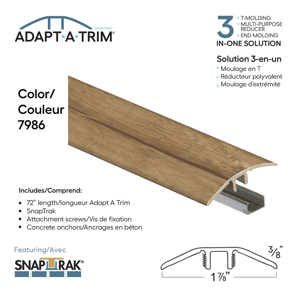 Moulure à plancher 3-en-1, 72&nbsp;po n°&nbsp;7986