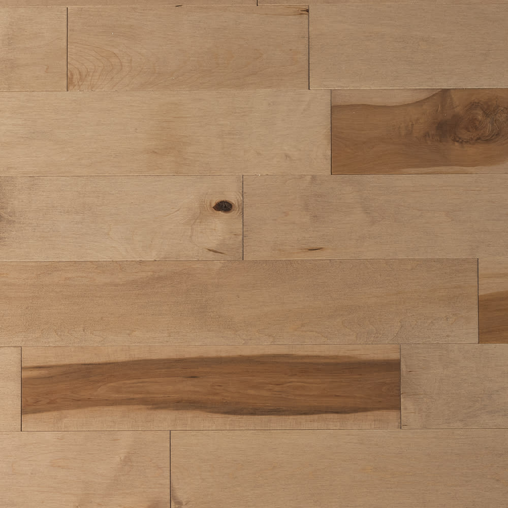 Plancher de bois franc Érable 4&nbsp;1/4&nbsp;po Raphia