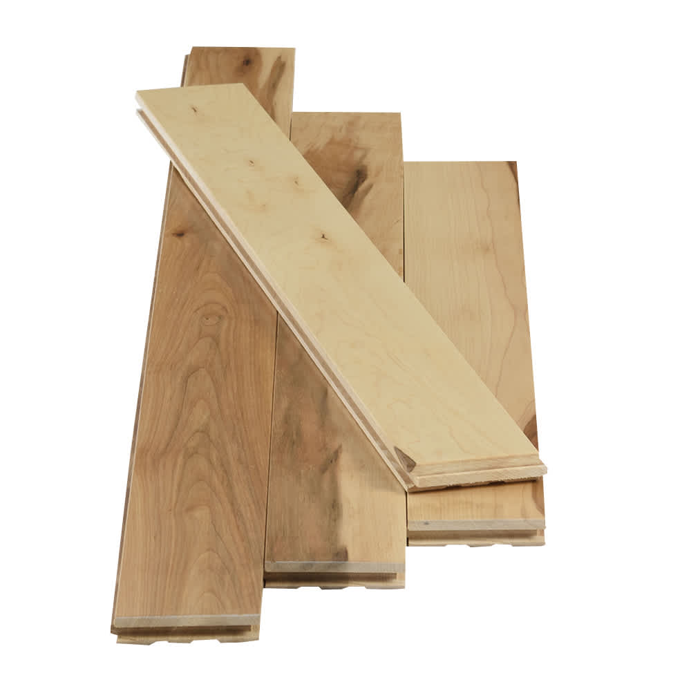 Plancher de bois franc en érable 3&nbsp;1/4&nbsp;po Campagne naturel