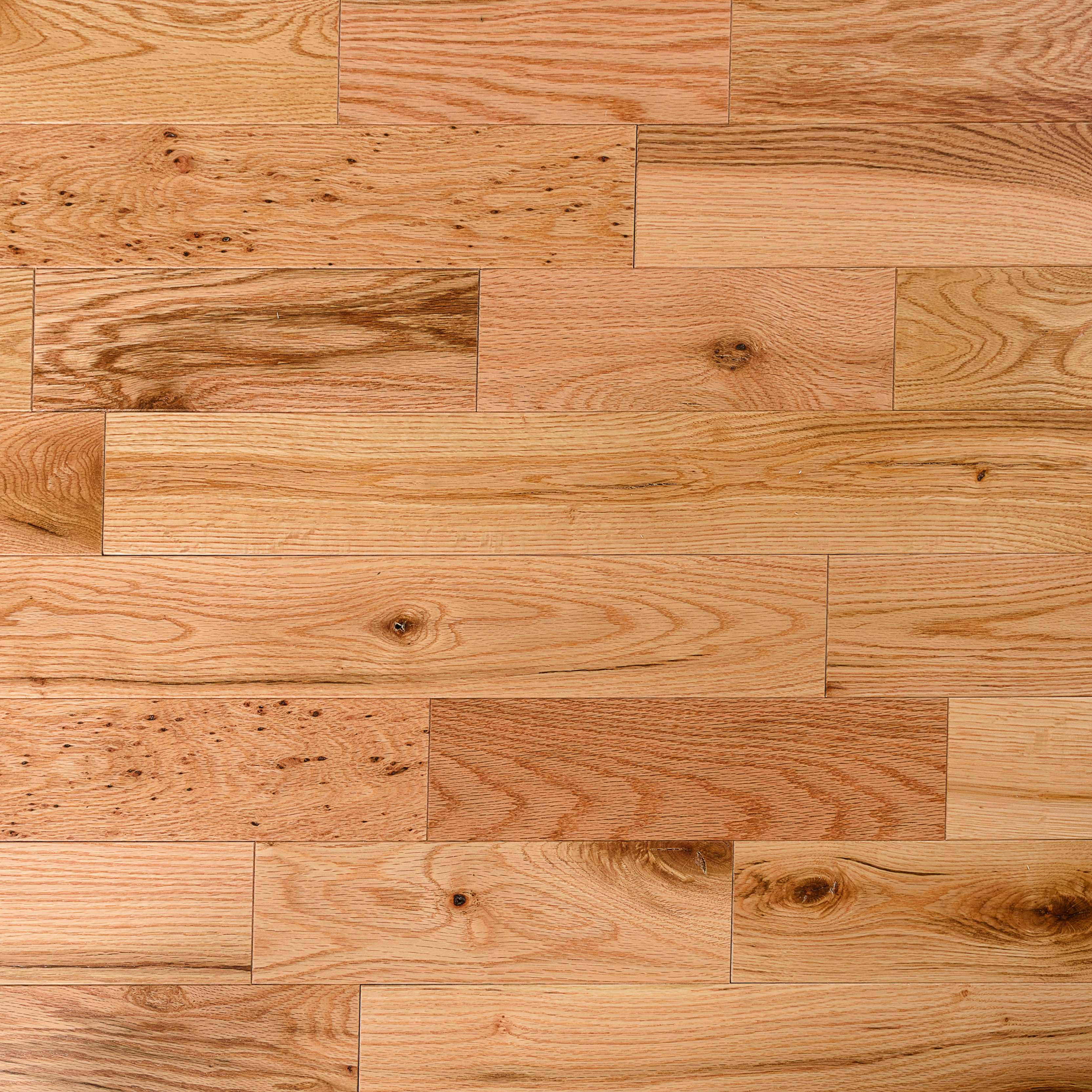 Plancher de bois franc Chêne rouge 3&nbsp;1/4&nbsp;po Naturel