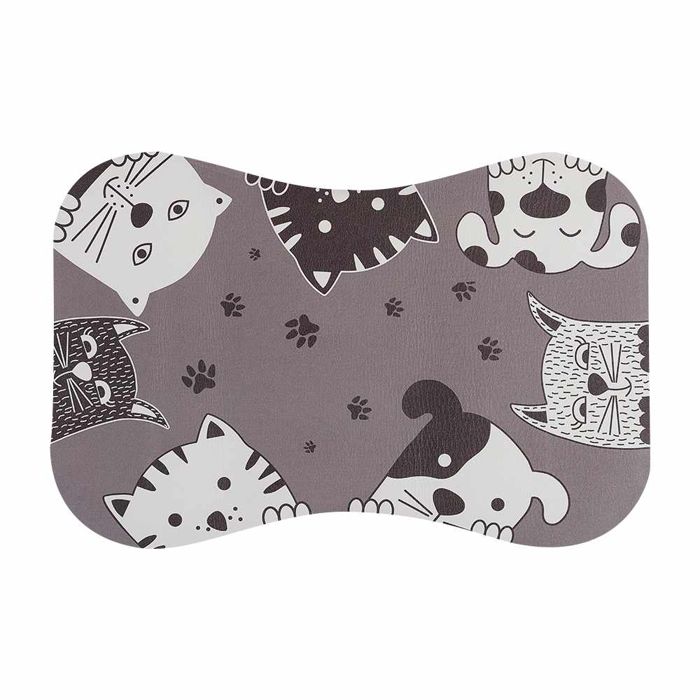 Pet Mat 15 3/4 in. x 23 5/8 in. Grey