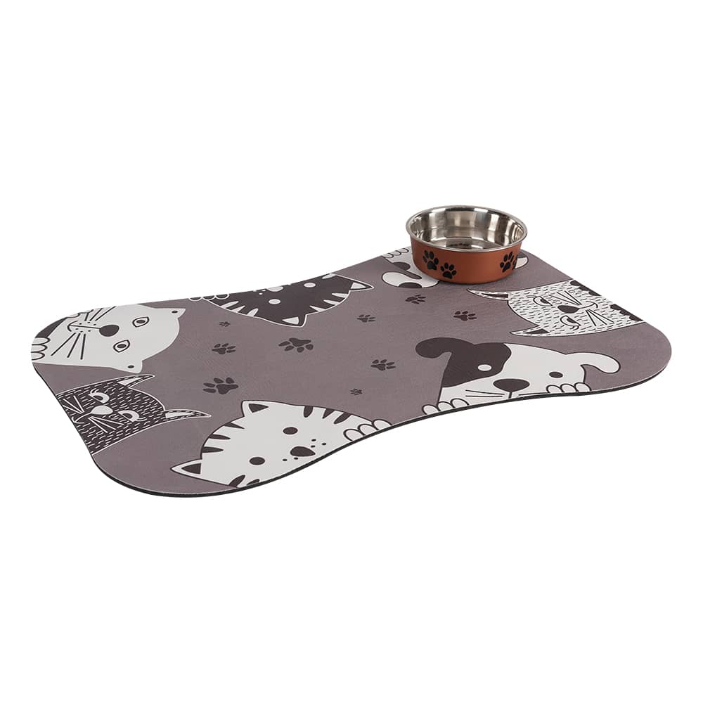 Tapis pour animaux gris 15&nbsp;3/4&nbsp;po&nbsp;x&nbsp;23&nbsp;5/8&nbsp;po