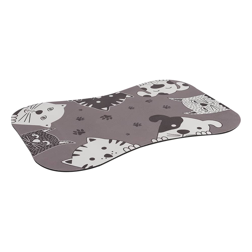Tapis pour animaux gris 15&nbsp;3/4&nbsp;po&nbsp;x&nbsp;23&nbsp;5/8&nbsp;po