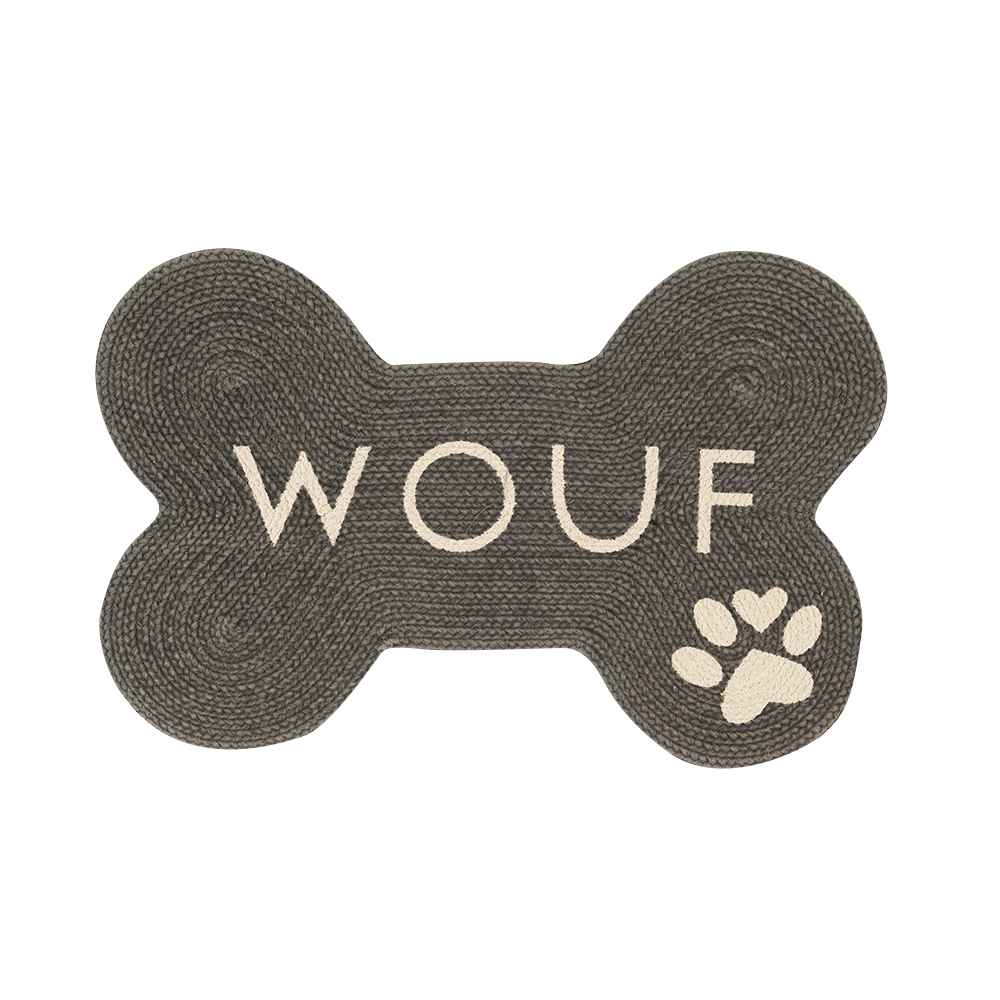 Tapis pour animaux Kochi gris 15 3/4 po x 23 5/8 po