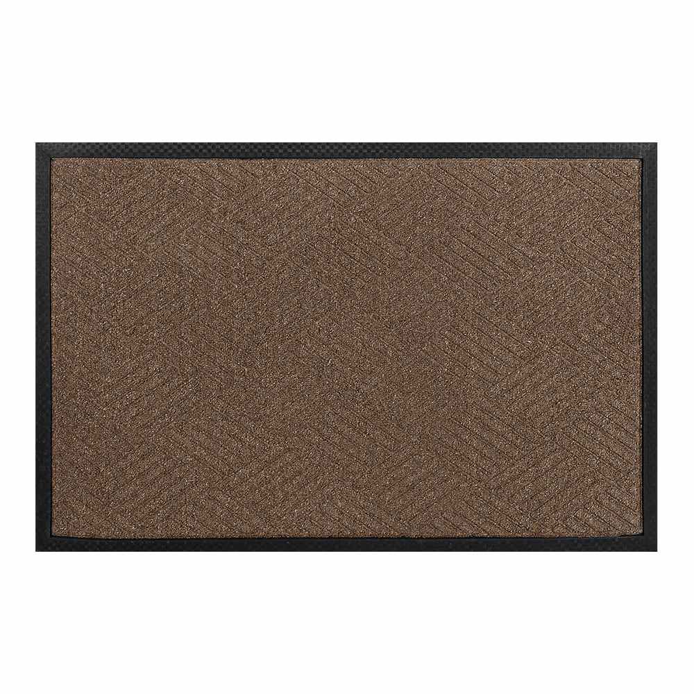 Tapis d'entrée caoutchouc naturel et noir 24&nbsp;po&nbsp;x&nbsp;36&nbsp;po VERTUO