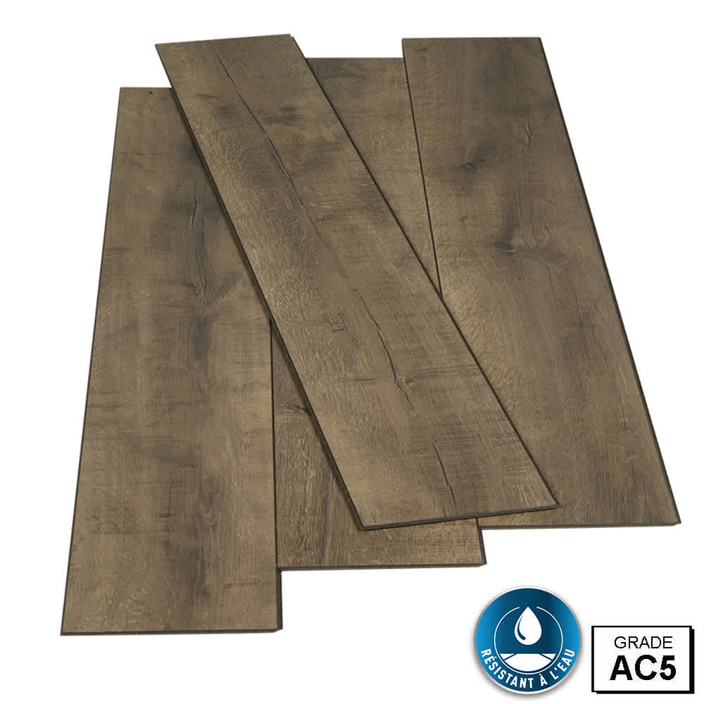 Plancher stratifié O.R.C.A. 6 mm Chêne volcan