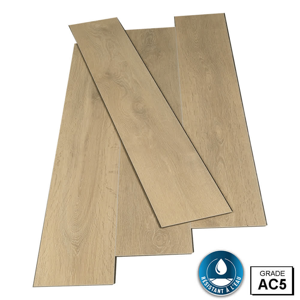 Plancher stratifié O.R.C.A. 6&nbsp;mm Chêne blond