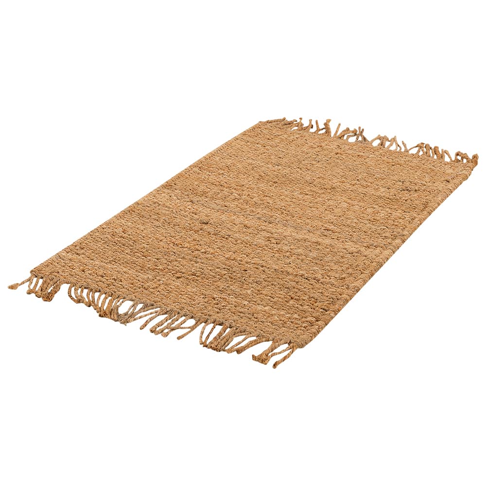 VERTUO Fringe Jute Interior Mat 2 ft. x 3 ft. Natural