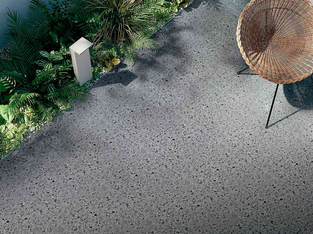 Carreaux de céramique Terrazzo Grigio 11&nbsp;3/4&nbsp;po&nbsp;x&nbsp;11&nbsp;3/4&nbsp;po VERTUO
