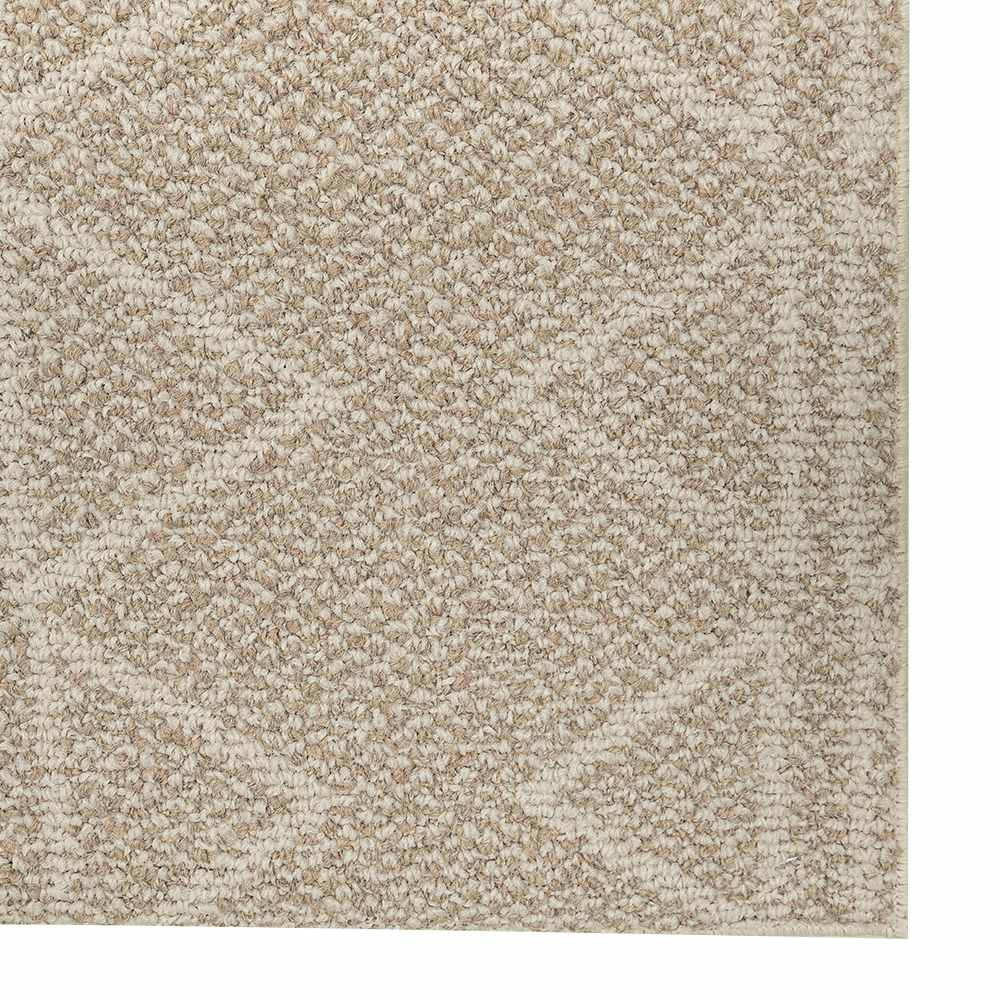 Tapis d'intérieur Vila triangles beige 5&nbsp;pi&nbsp;x&nbsp;6&nbsp;pi