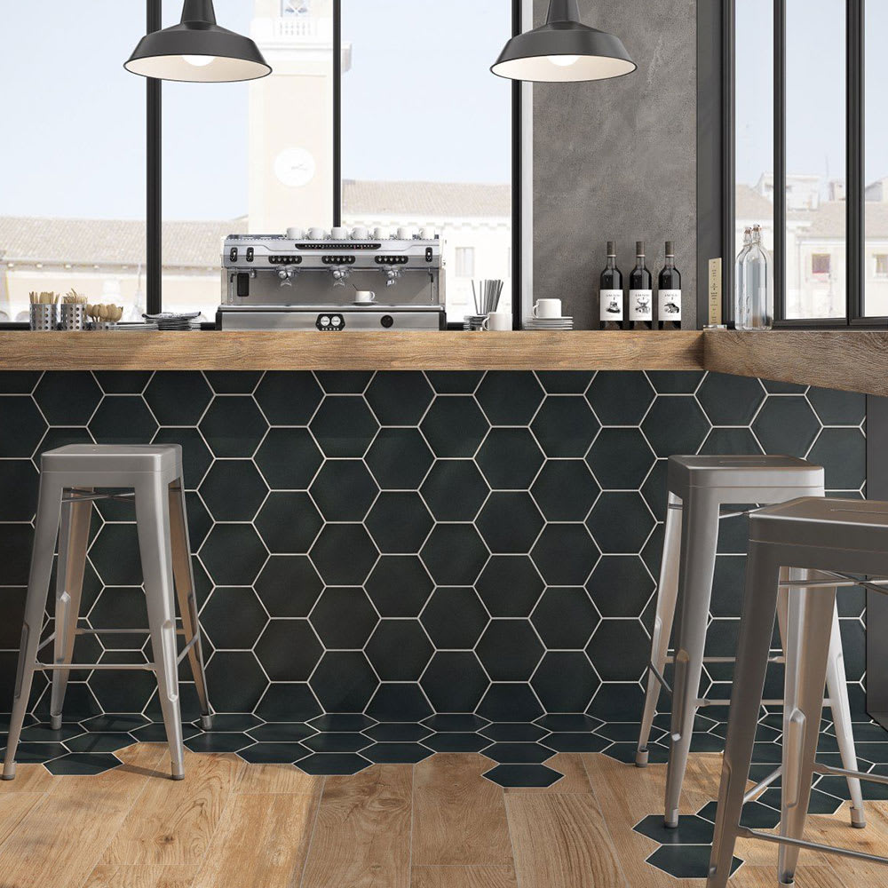 Casablanca Black Sandstone Tiles 8&nbsp;in.&nbsp;x&nbsp;9&nbsp;in.