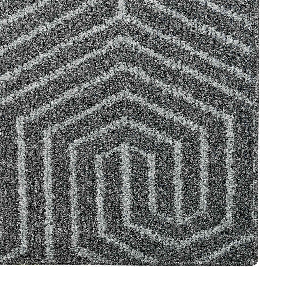 Gema Line Interior Rug 3 ft. x 4 ft. Brushed Iron