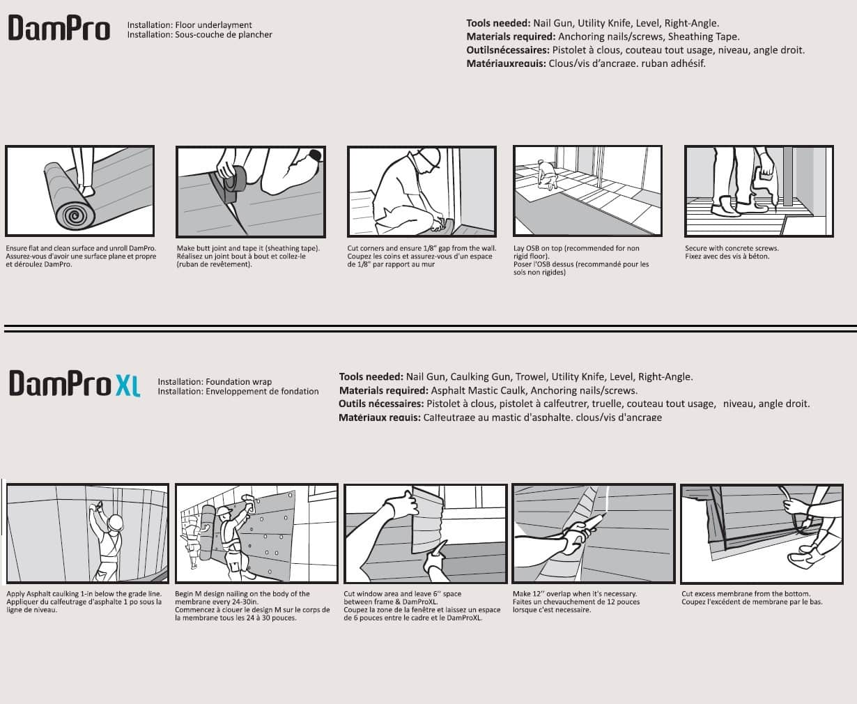 Dampro Underlayment 6.5&nbsp;ft.&nbsp;x&nbsp;46.25&nbsp;ft.