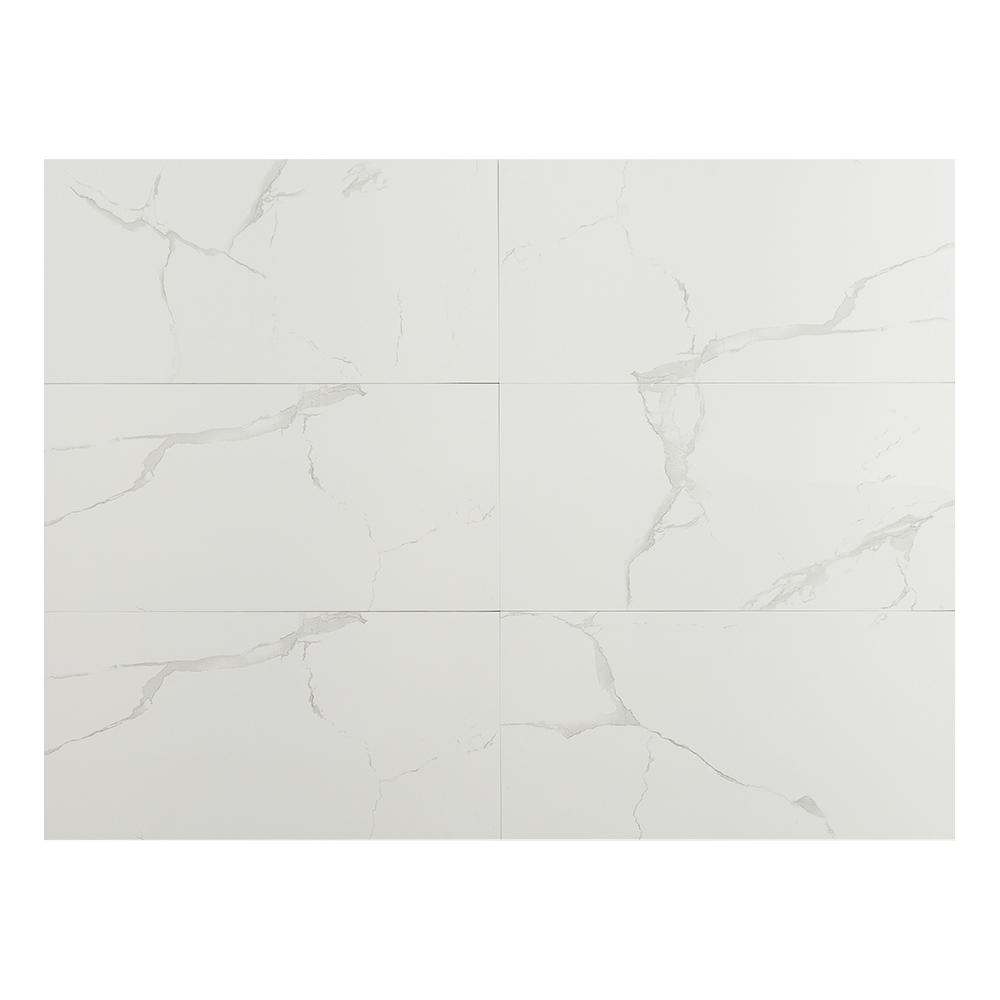Carreaux de porcelaine rectifiés Alpine Carrara 12&nbsp;po&nbsp;x&nbsp;24&nbsp;po