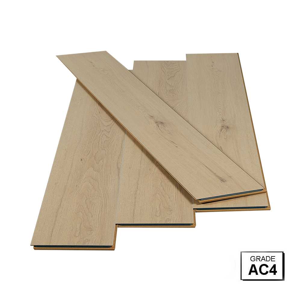 Plancher stratifié 12 mm Chêne&nbsp;blanc