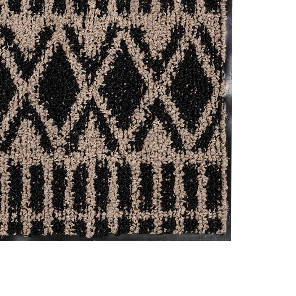 Tapis d'intérieur Zuma  jute sombre et noir 4&nbsp;pi&nbsp;x&nbsp;6&nbsp;pi