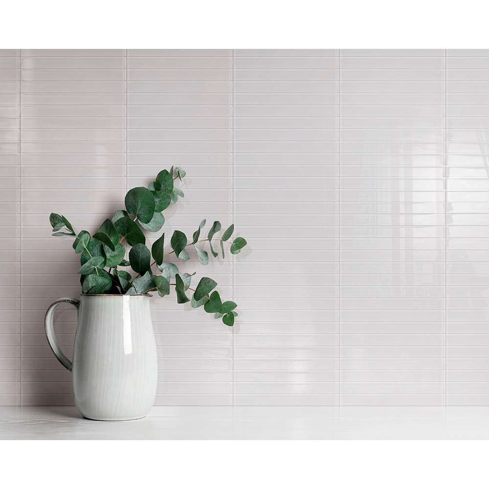 Tuile adhésive en verre Cotton 11&nbsp;7/8&nbsp;x&nbsp;11&nbsp;3/8&nbsp;po