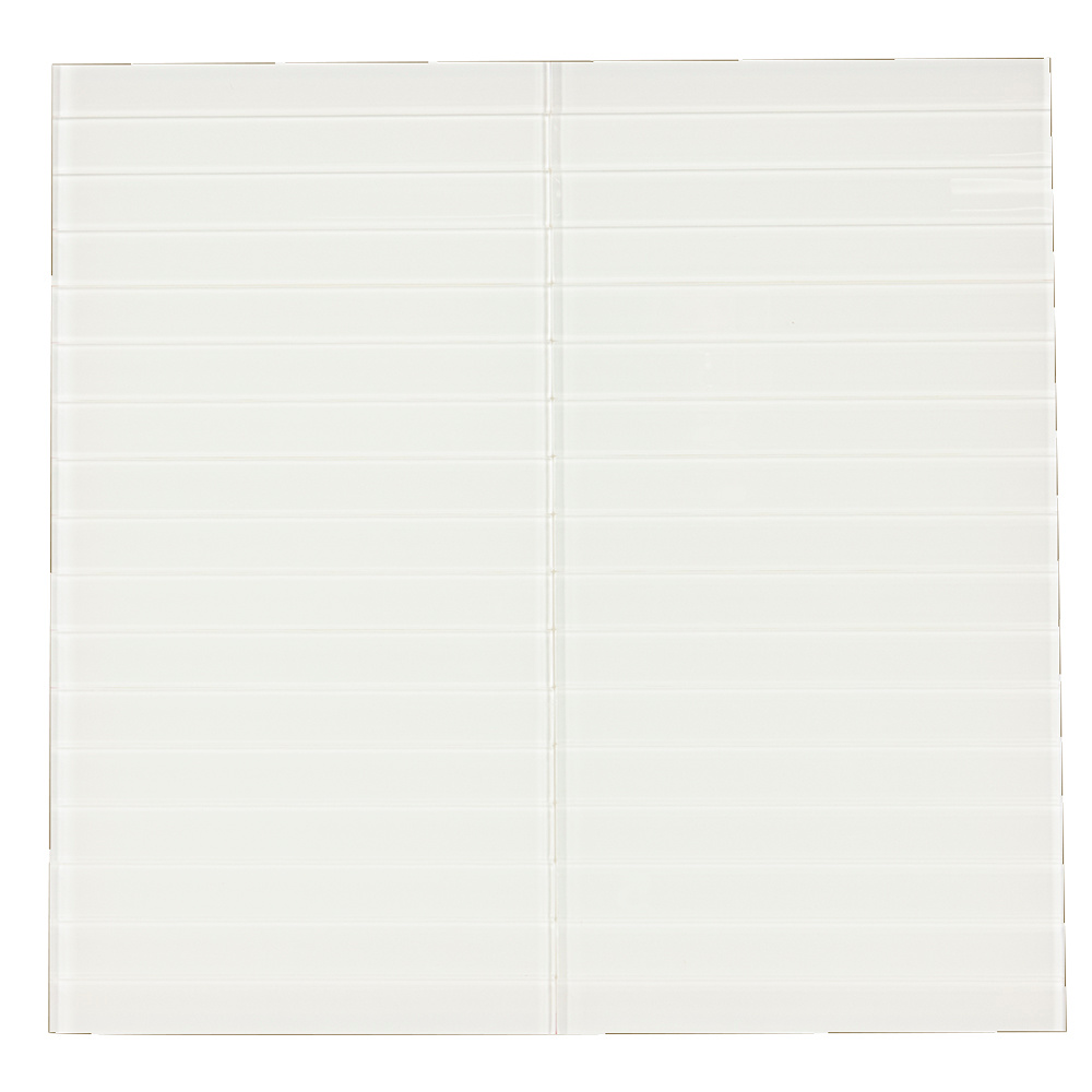 Tuile adhésive en verre Cotton 11&nbsp;7/8&nbsp;x&nbsp;11&nbsp;3/8&nbsp;po