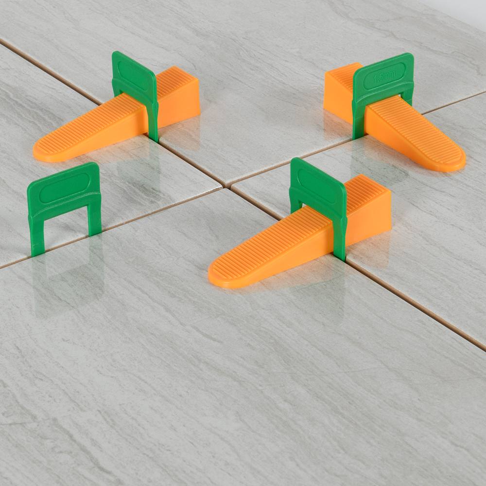 Attaches de nivellement de céramique pour murs et planchers Pqt/100