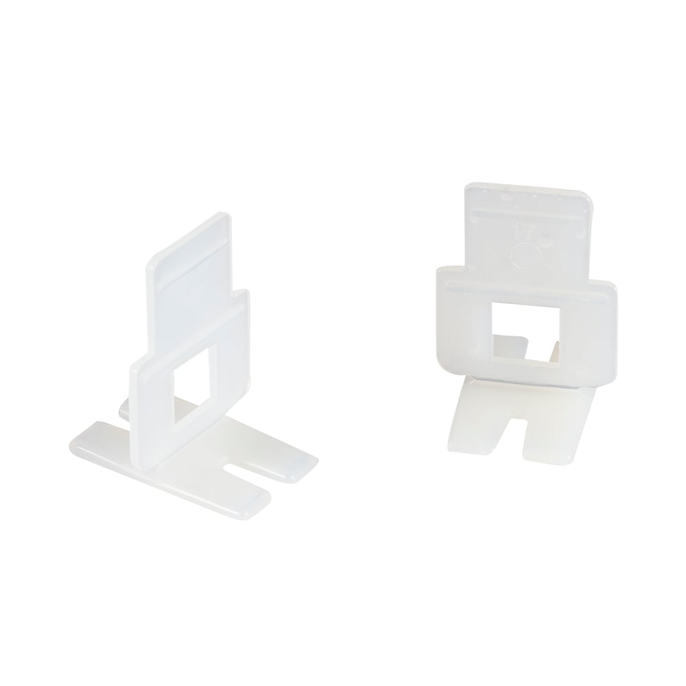 Flat Base Tile Levelling Clips Pkg/100