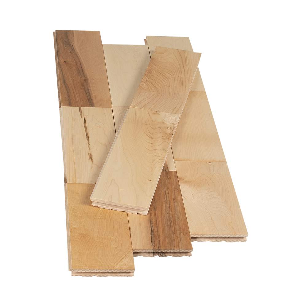 Rustic Maple Hardwood Flooring 4 1/4 in Natural