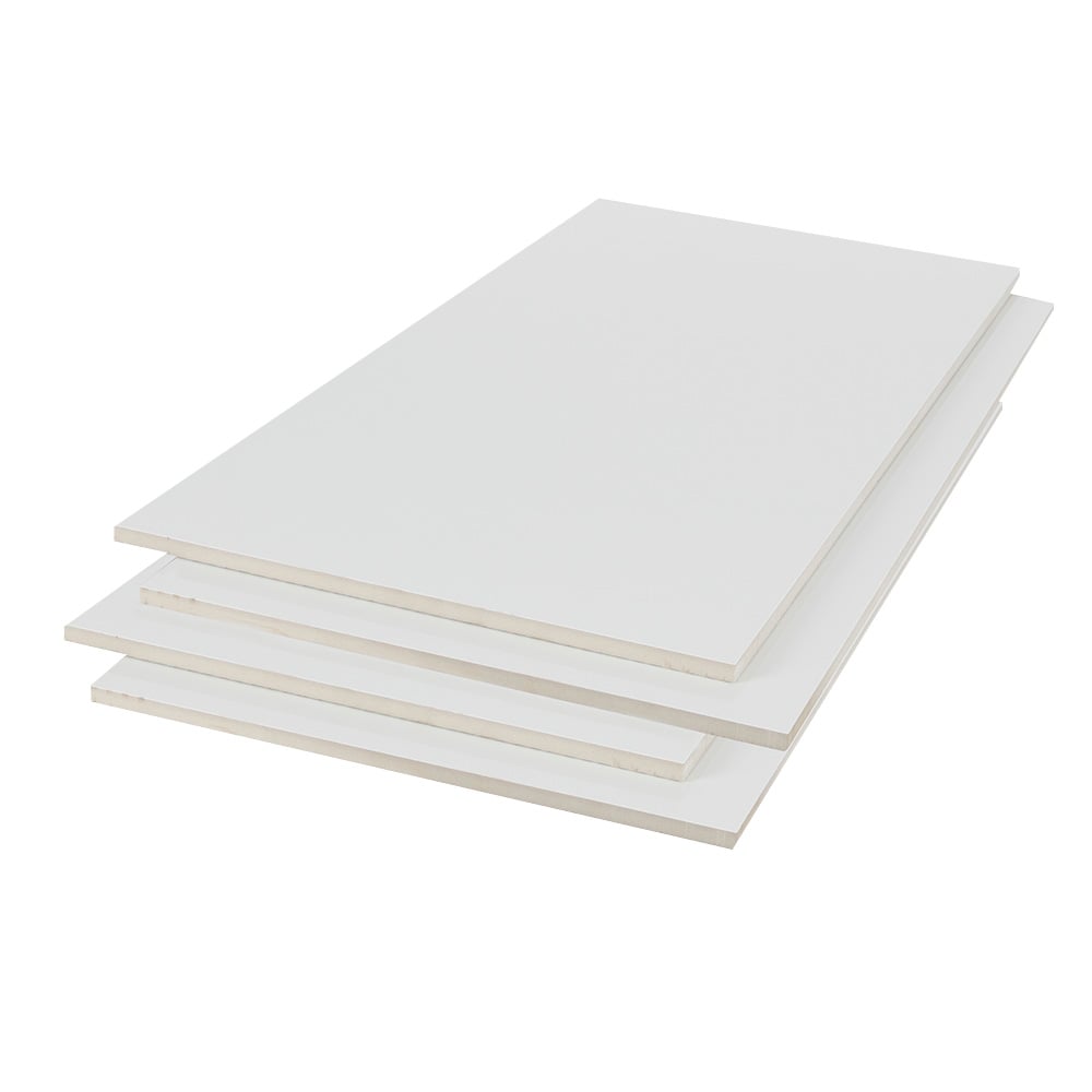 Carreaux de porcelaine rectifiés blanc 12&nbsp;po&nbsp;x&nbsp;24&nbsp;po VERTUO